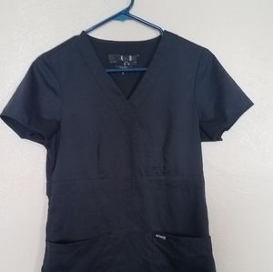 Grey's Anatomy Scrub Tops, Grey, XS-S
